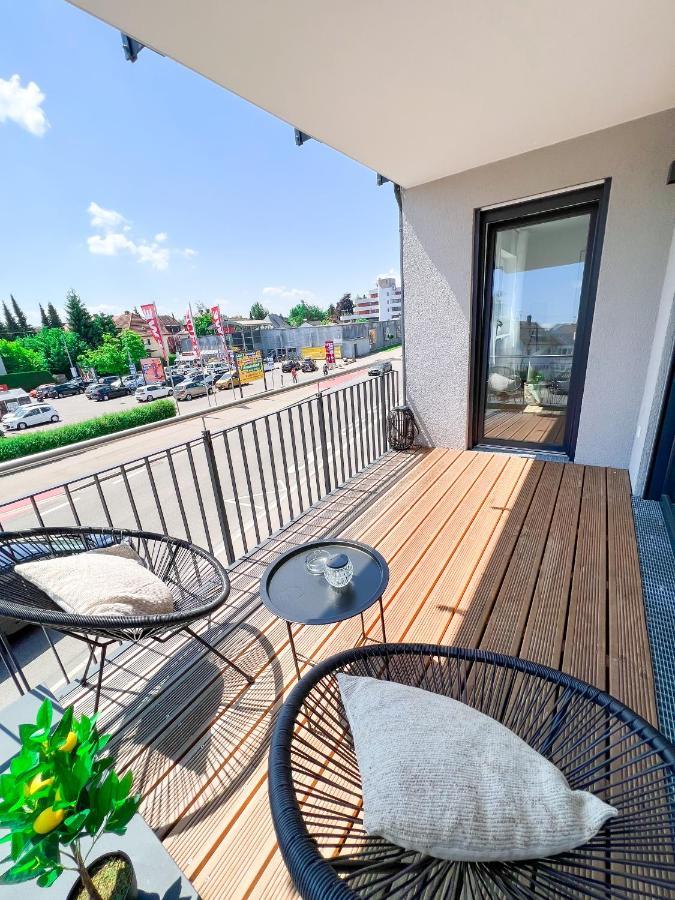 Sunset Club - Suite L Balkon - Kueche - Parkplatz Memmingen Exterior foto